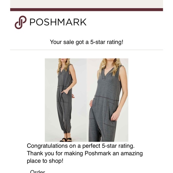 BOHO V NECK JUMPER - SLEEVELESS POCKETED JUMPSUIT IN CHARCOAL - Picture 2 of 4